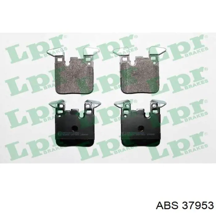 Задние тормозные колодки 37953 ABS