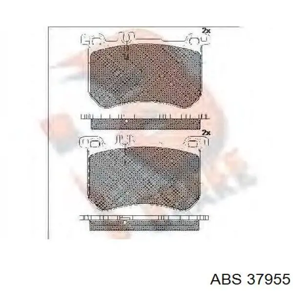Передние тормозные колодки 37955 ABS