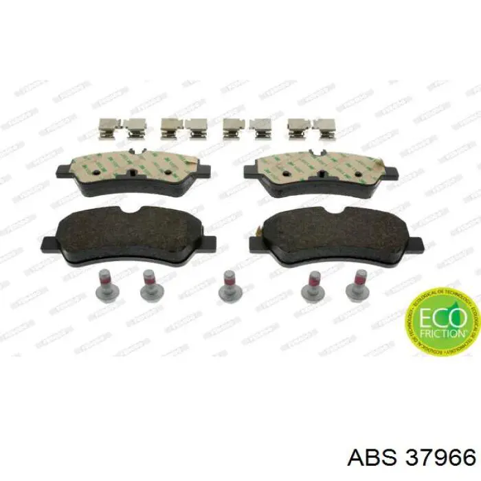 Купить 37966 ABS Колодки тормозные задние, дисковые