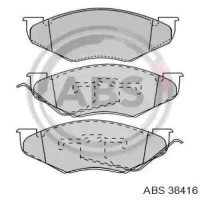 Передние тормозные колодки 38416 ABS