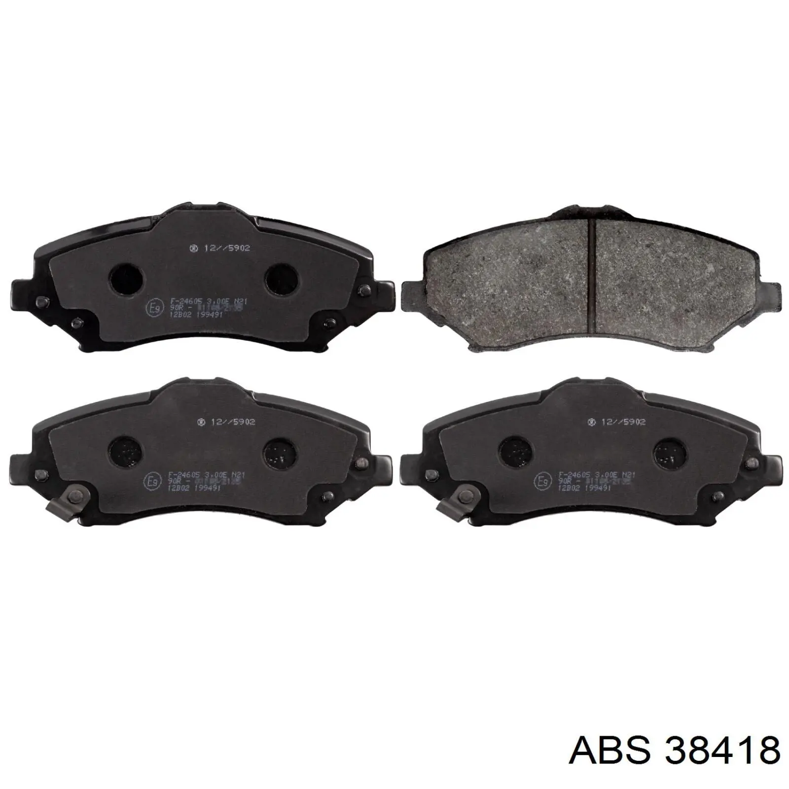 38418 ABS колодки передние