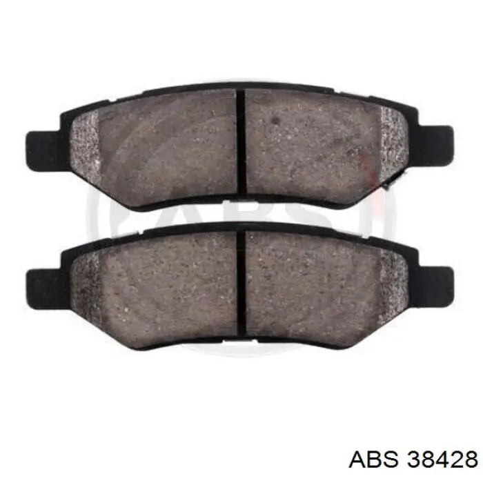38428 ABS колодки тормозные задние дисковые