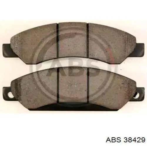 38429 ABS колодки тормозные передние дисковые