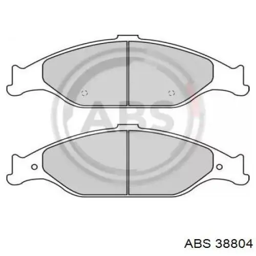 Передние тормозные колодки 38804 ABS