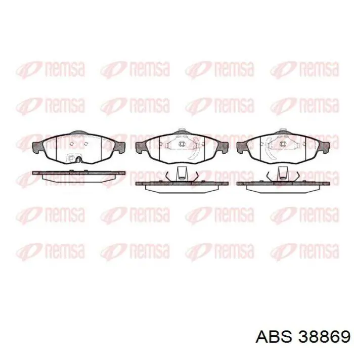 Колодки ABS 38869 цена, от 32.23 USD