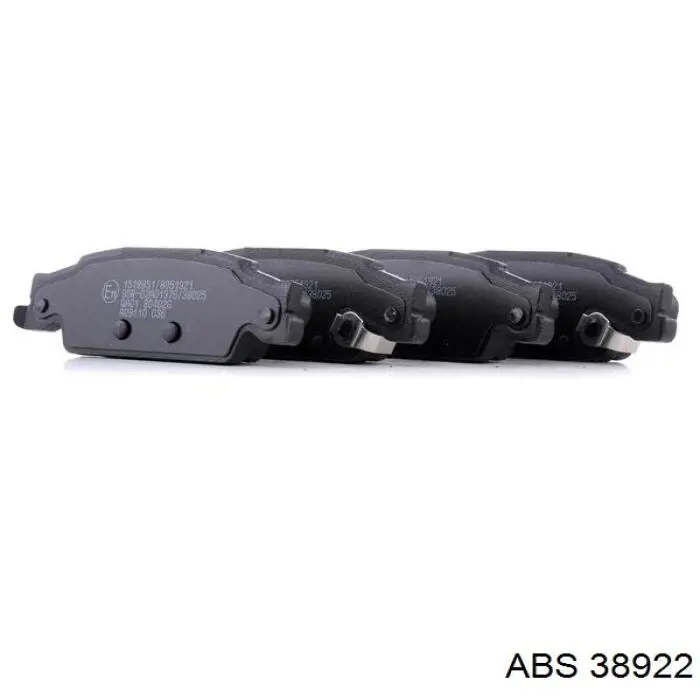 Купить 38922 ABS Колодки тормозные задние, дисковые