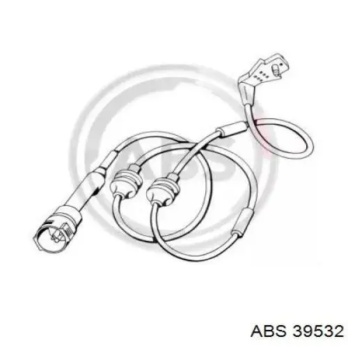Датчик износа тормозных колодок передний 39532 ABS