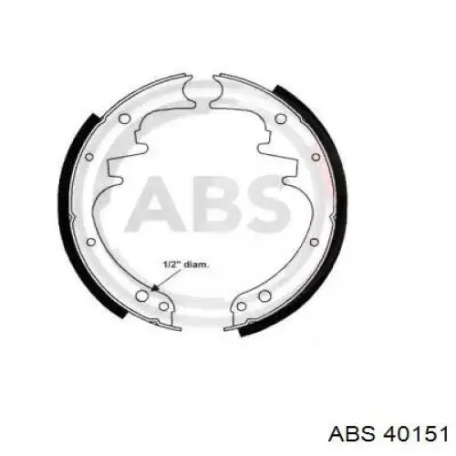 Abs колодки тормозные