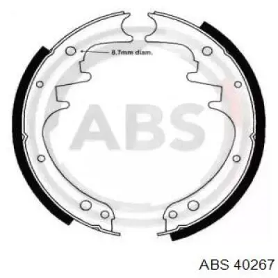 Задние барабанные колодки 40267 ABS