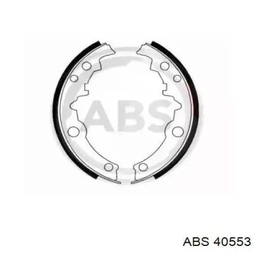 AXS553 Autoextra колодки тормозные задние барабанные