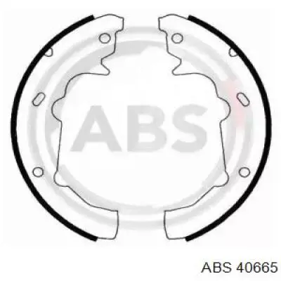 40665 ABS колодки тормозные задние барабанные