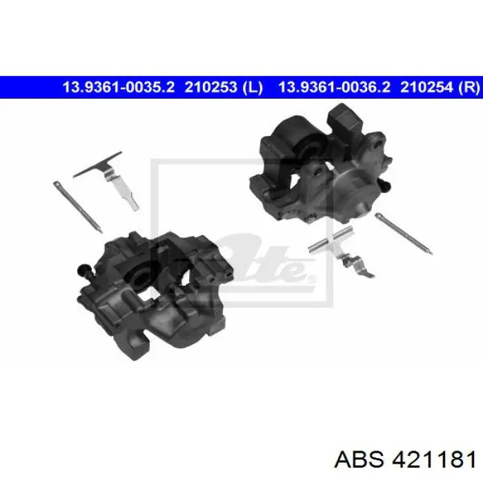 Суппорт задний левый 421181 ABS
