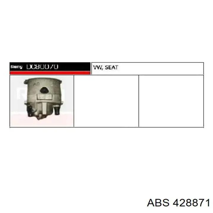 Супорт тормзной ABS 428871 цена, от 39.08 USD