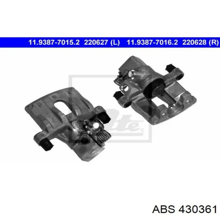 Купить 430361 ABS Суппорт задний левый