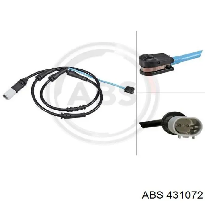 Тормозной суппорт правый задний ABS 431072 цена, от 62.32 USD