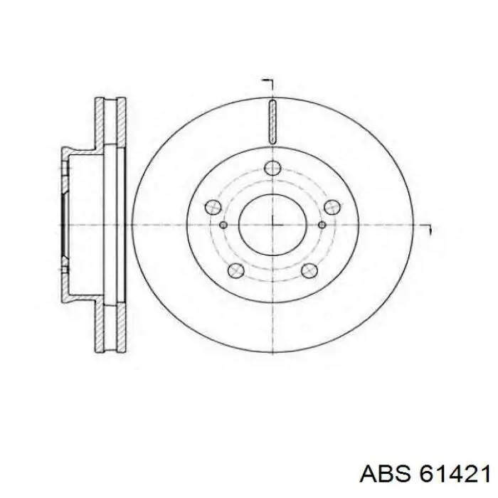 Купить 61421 ABS Главный цилиндр сцепления