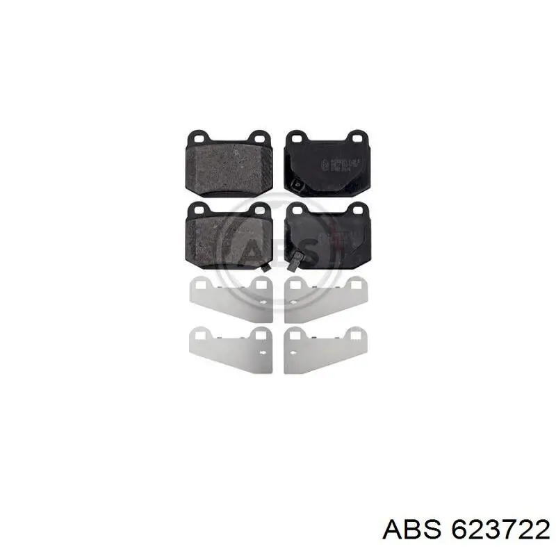 Купить 623722 ABS Суппорт задний правый