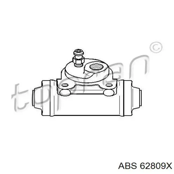 Рабочий тормозной цилиндр ABS 62809X цена, от 13.77 USD