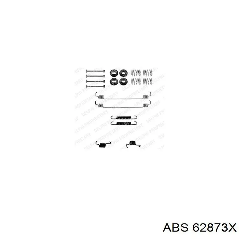 Цилиндр тормозной колесный 62873X ABS