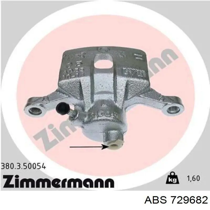 Тормозной суппорт правый задний ABS 729682 цена, от 32.15 USD