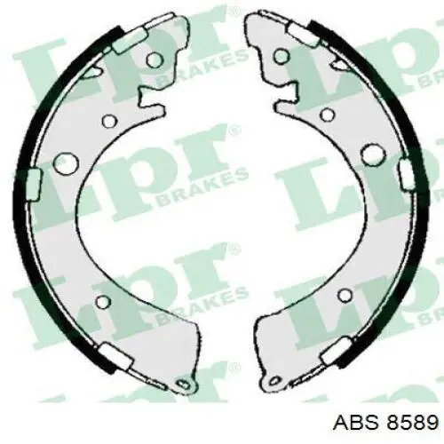 Zapatas de frenos de tambor traseras 8589 ABS