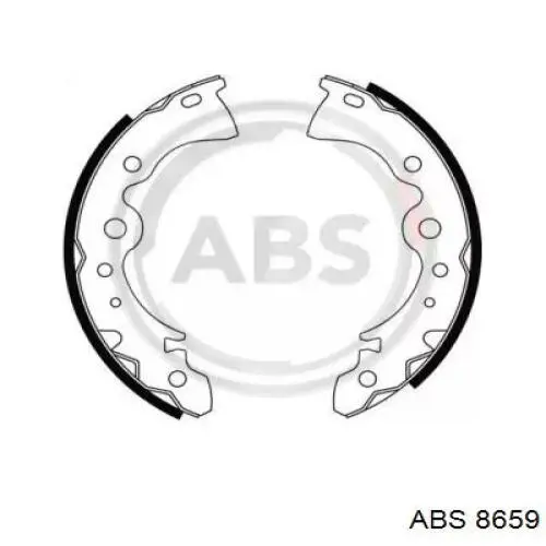 Задние барабанные колодки 8659 ABS