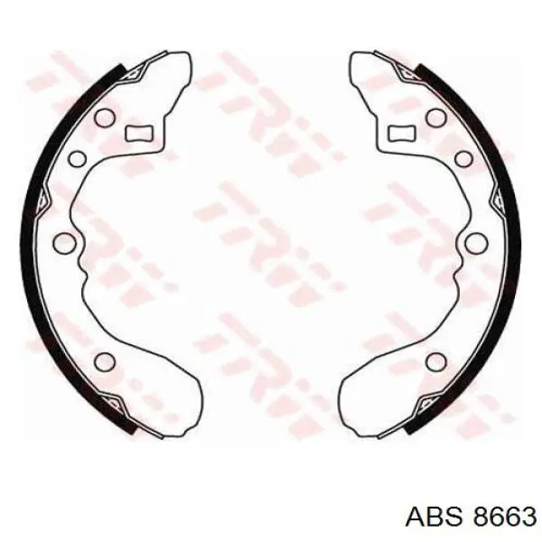 Тормоза рабочие задние ножные и тормозные барабаны ABS 8663 цена, от 14.23 USD