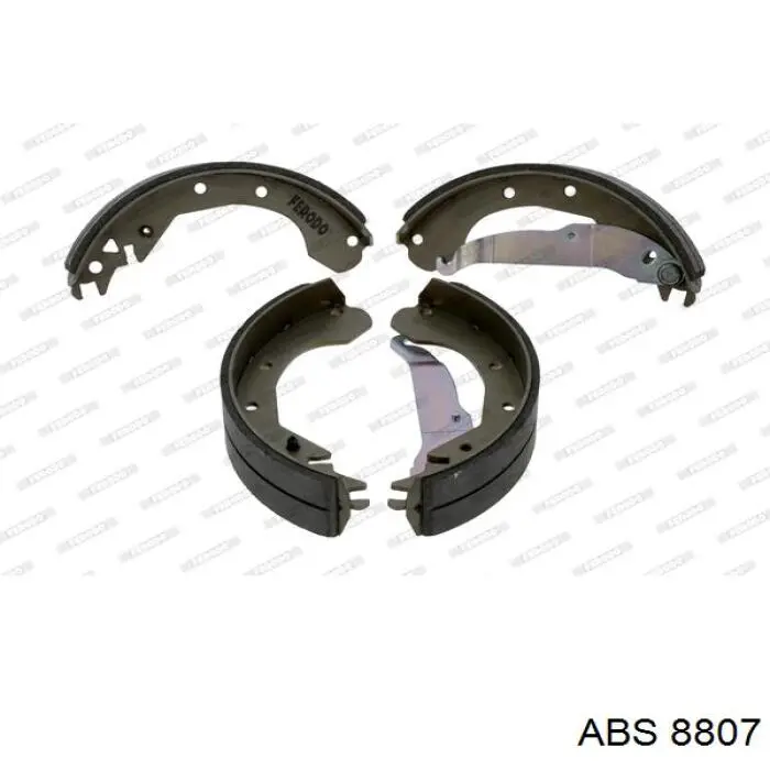 Купить 8807 ABS Задние барабанные тормозные колодки