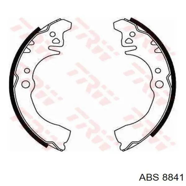 Задние барабанные колодки 8841 ABS