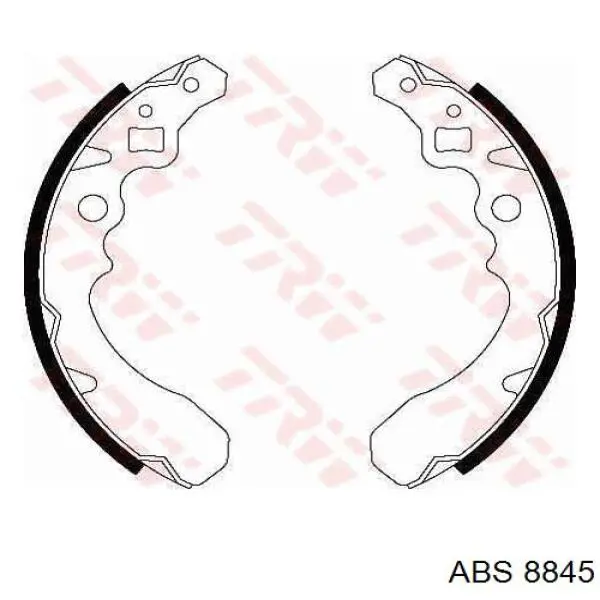 Задние барабанные колодки 8845 ABS