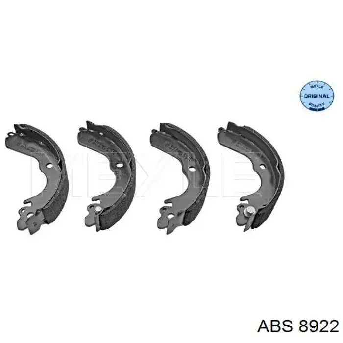 Задние барабанные колодки 8922 ABS