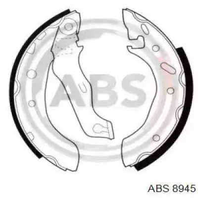 8945 ABS колодки тормозные задние барабанные