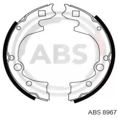 Задние барабанные колодки 8967 ABS