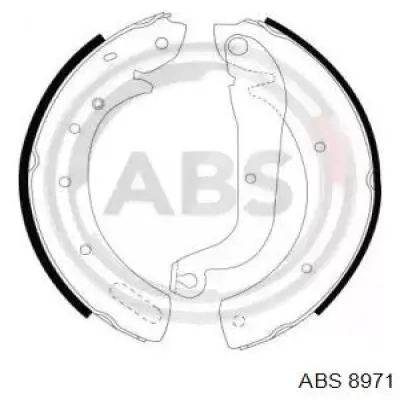 Задние барабанные колодки 8971 ABS