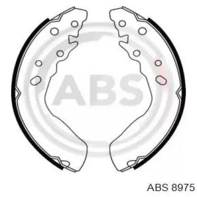 8975 ABS колодки тормозные задние барабанные