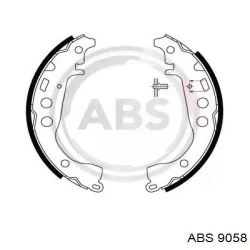Купить 9058 ABS Задние барабанные тормозные колодки