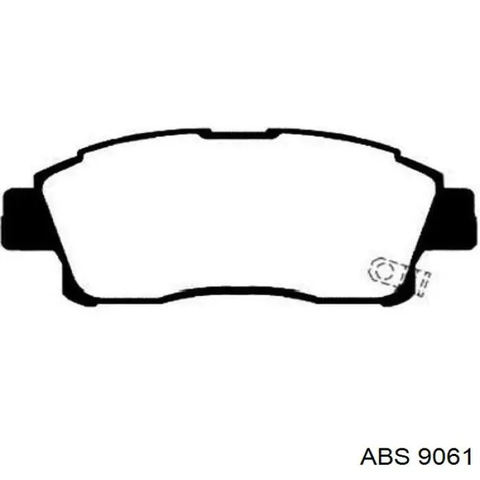 Zapatas de frenos de tambor traseras 9061 ABS