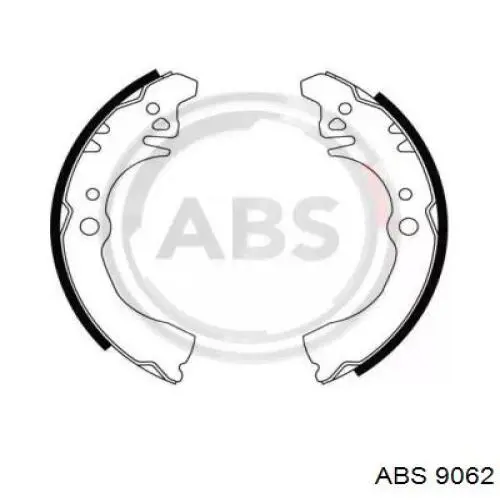 9062 ABS колодки тормозные задние барабанные