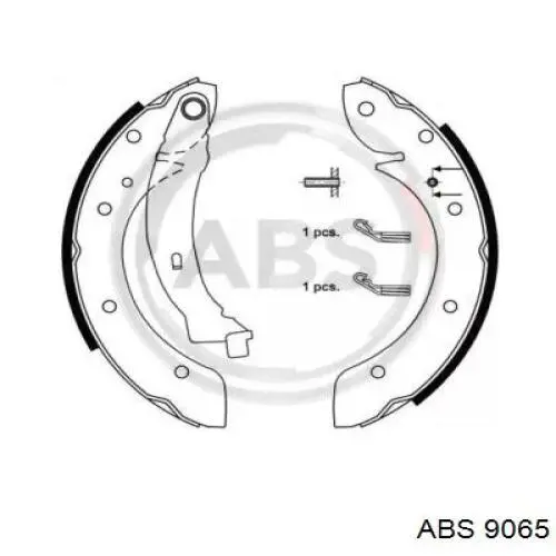 Задние барабанные колодки 9065 ABS