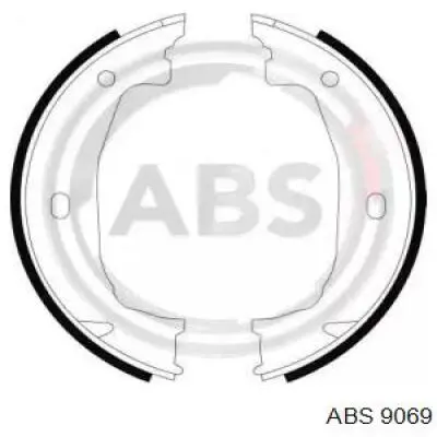 9069 ABS колодки ручника (стояночного тормоза)