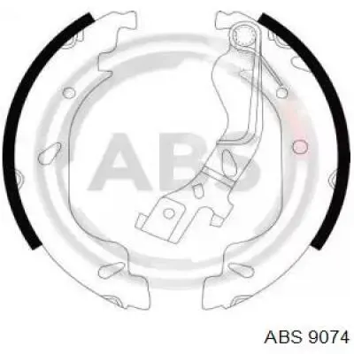 Купить 9074 ABS Задние барабанные тормозные колодки
