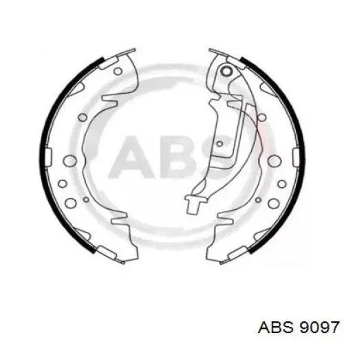 Задние барабанные колодки 9097 ABS