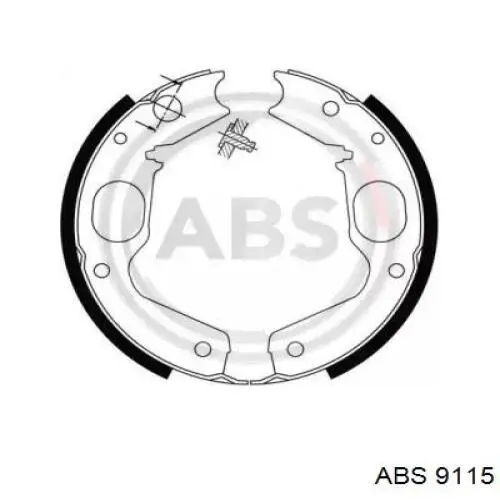 Колодки ручника 9115 ABS