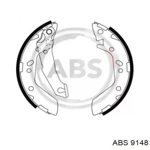 Задние барабанные колодки 9148 ABS