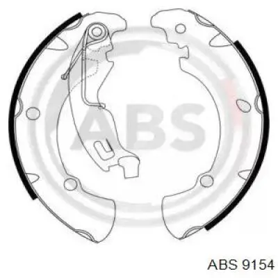 Задние барабанные колодки 9154 ABS