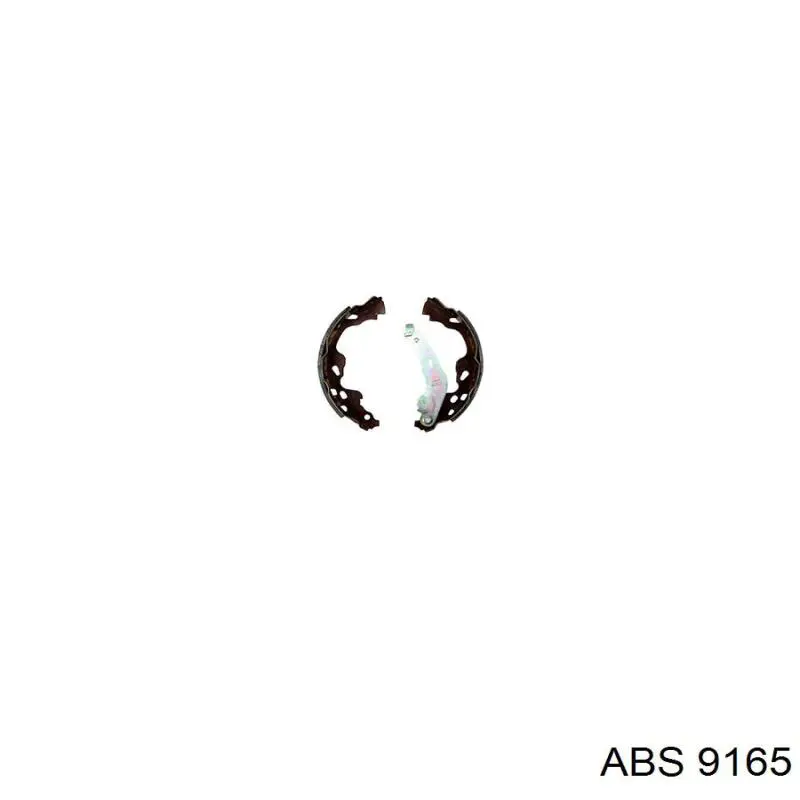 9165 ABS колодки тормозные задние барабанные