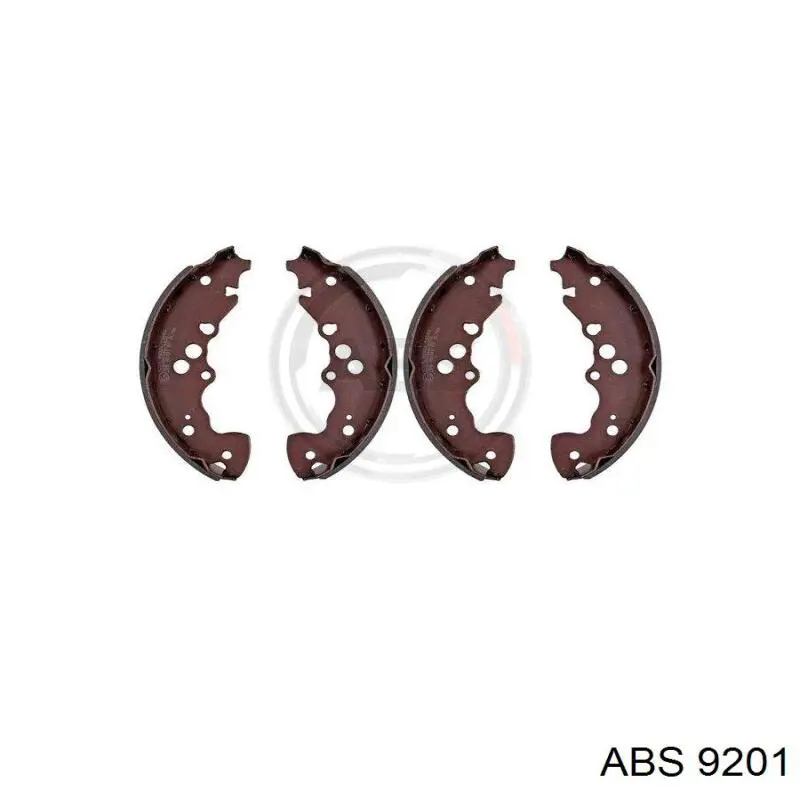 Купить 9201 ABS Задние барабанные тормозные колодки