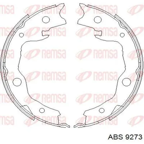 Колодки ручника 9273 ABS
