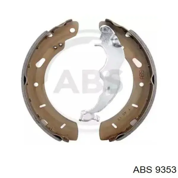 9353 ABS задние барабанные колодки