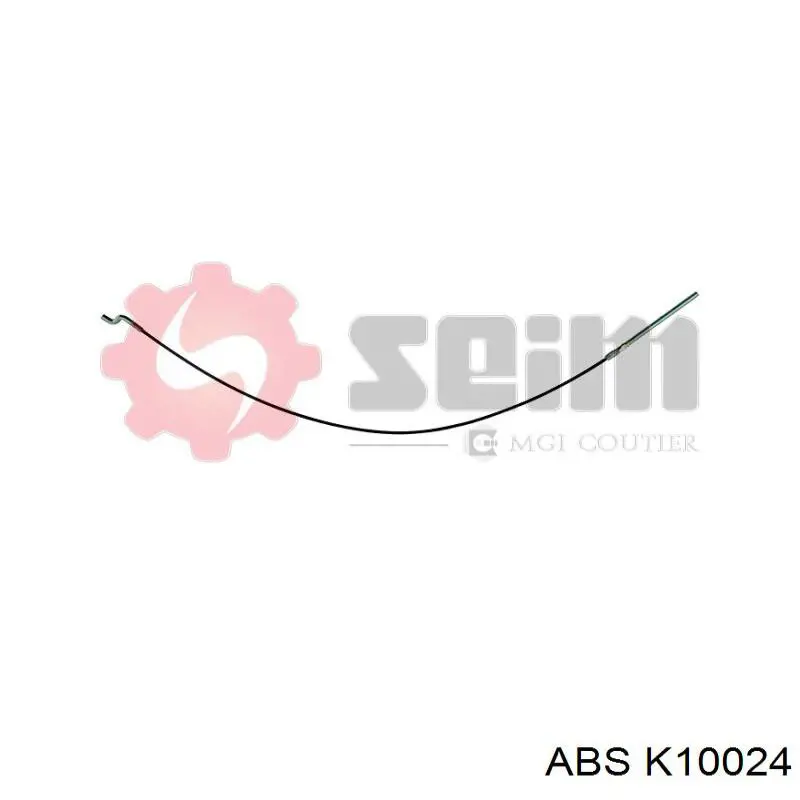 Трос ручного тормоза, промежуточный ABS K10024 цена, от 3.04 USD